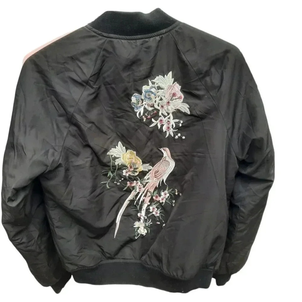 S8 Signature Eight Ebroidered Black Jacket - Picture 2 of 8